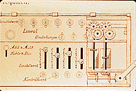 drawing of front panel