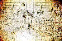 drawing of difference engine principle